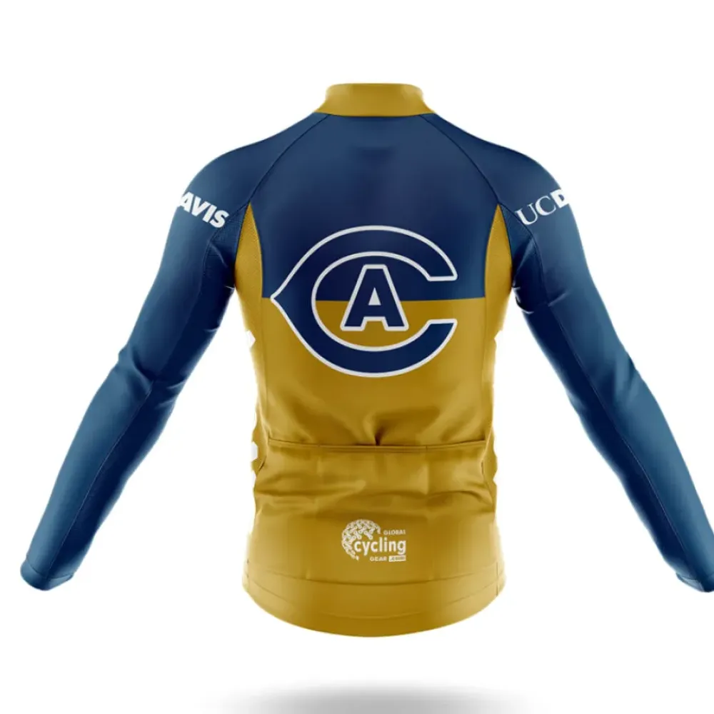 University of California Davis Cycling Kit Full Set Navy/Gold/White