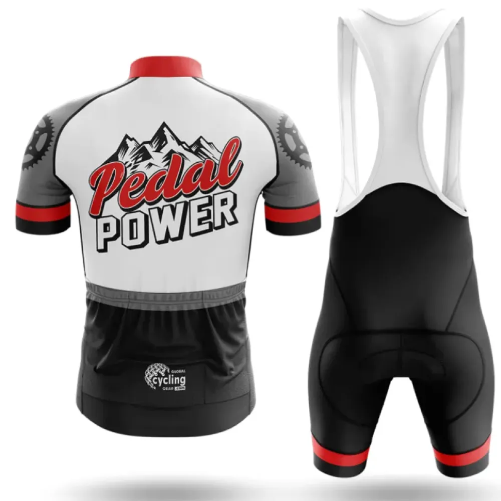 Pedal Power V7 Cycling Kit Full Set Black/Red/White