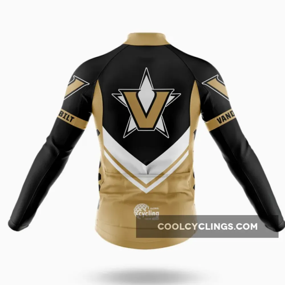 Vanderbilt University Cycling Bibs Ver.3 Breathable Black/Gold/White