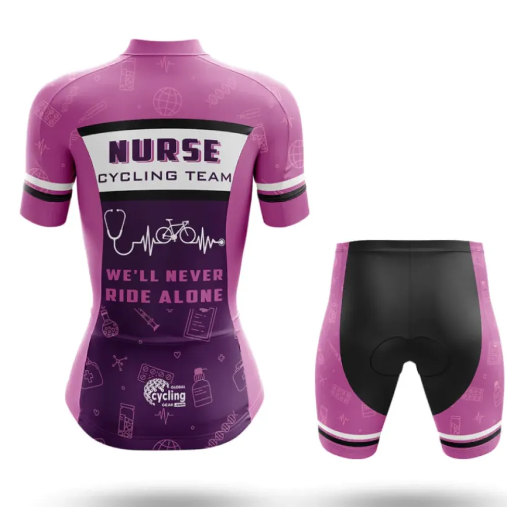 Nurse Cycling Team Unique Design Purple/Pink/White