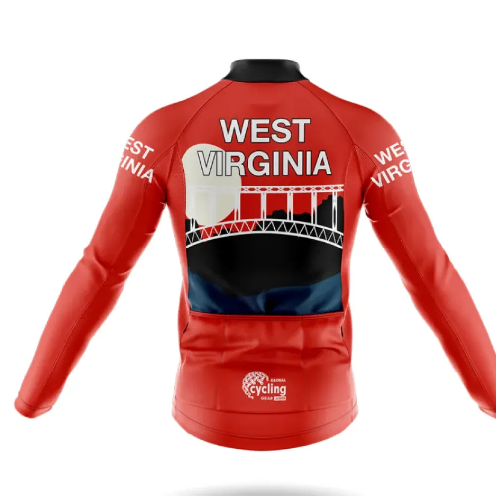 West Virginia Symbol Cycling Kit Full Set Red/Black/White