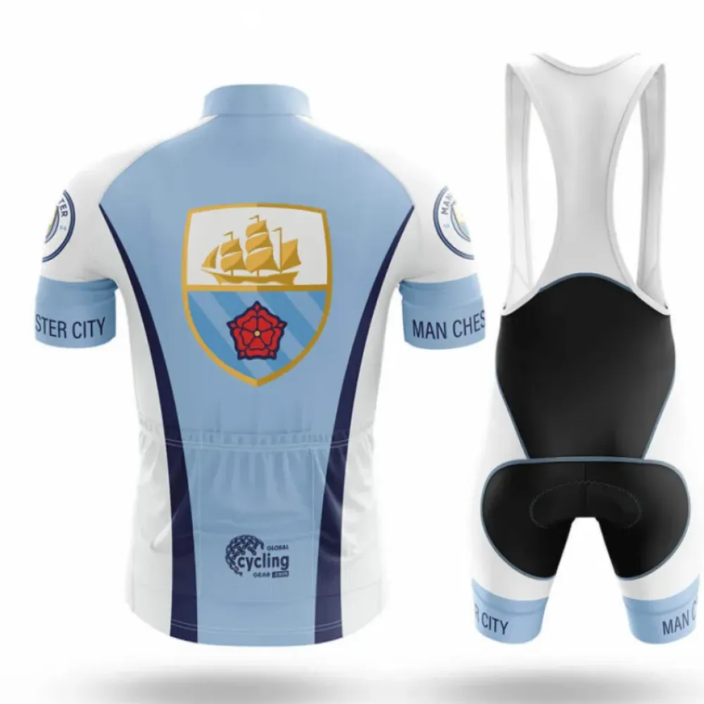 Manchester City Cycling Kit Premium Light Blue/White/Black