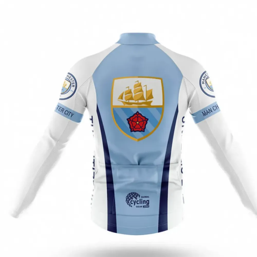 Manchester City Cycling Kit Premium Light Blue/White/Black