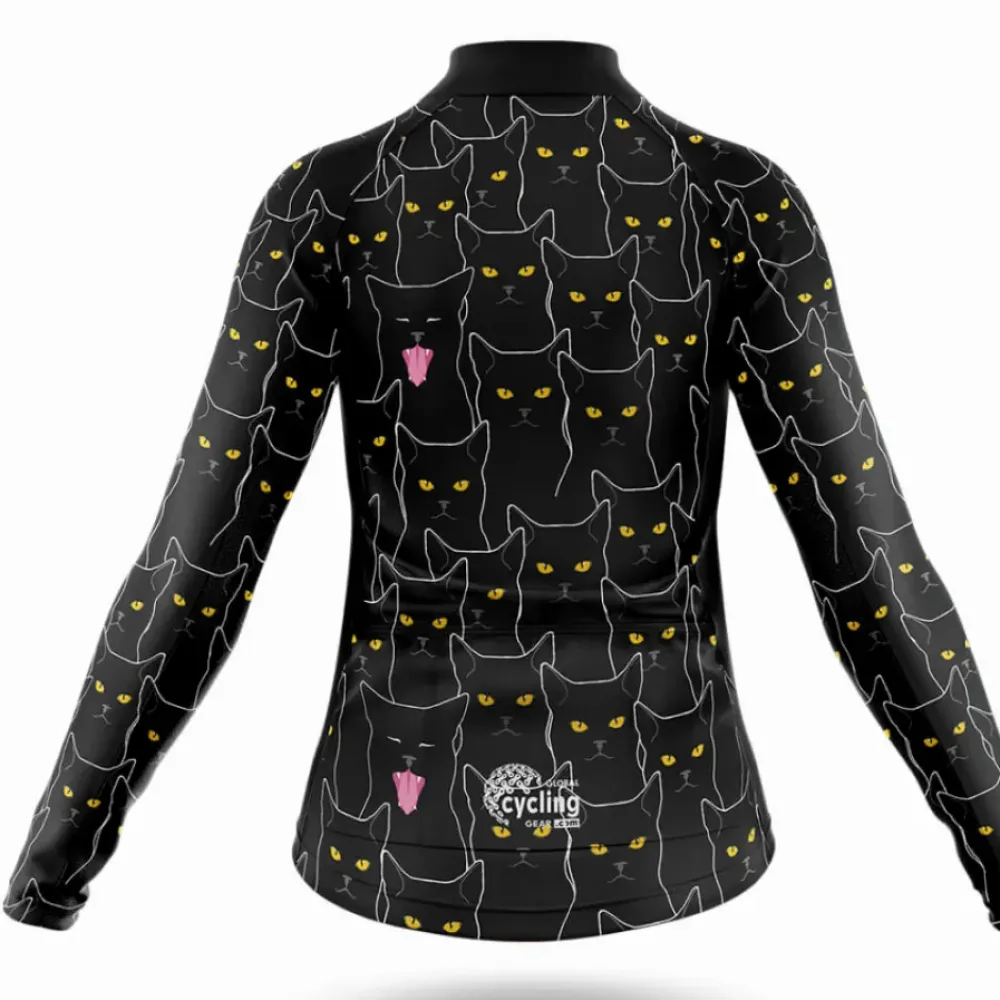 Cycling Gear Catmouflage Black/Pink/Yellow