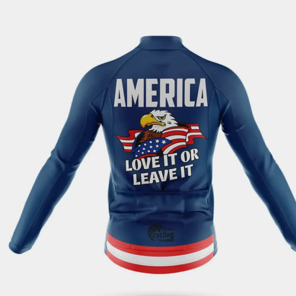 Cycling Kit America Navy/Red/White