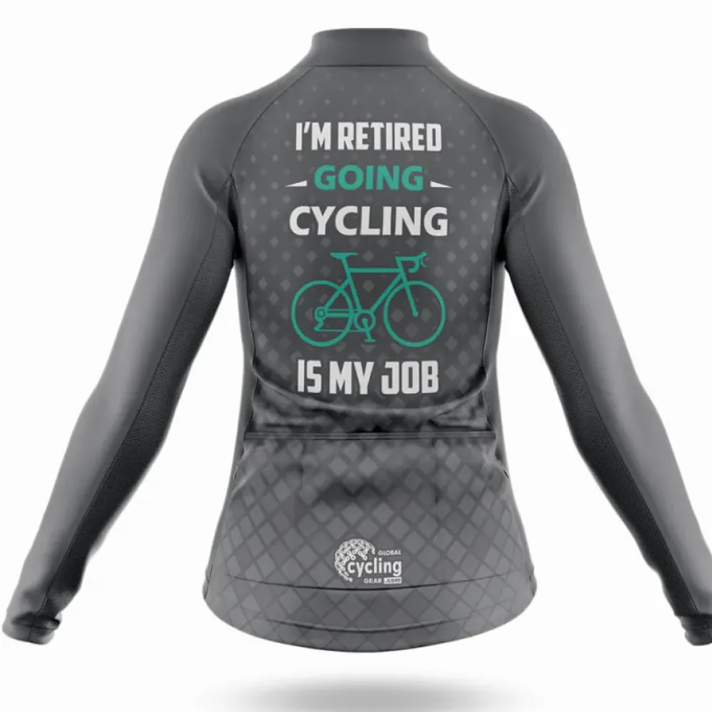 Cycling Is My Job V4 Retired Gray/Teal/Black