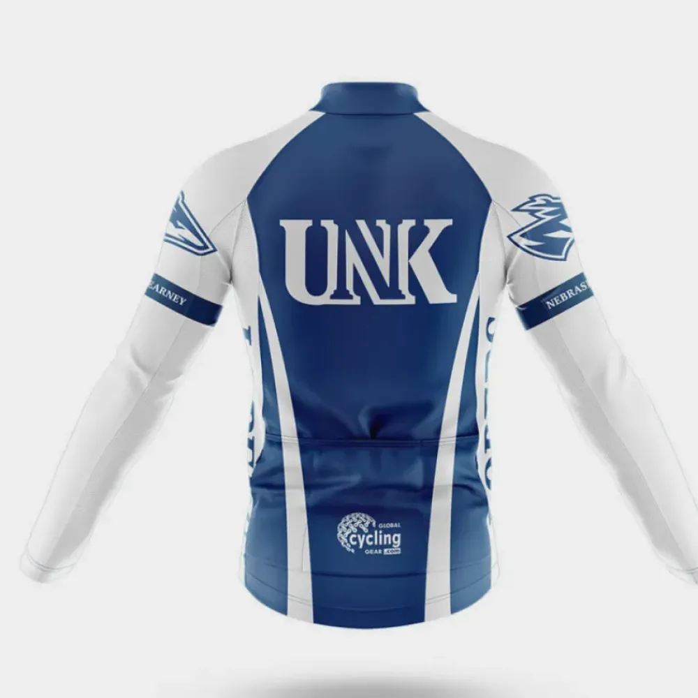 Nebraska Cycling Bibs Comfortable White/Blue/Black