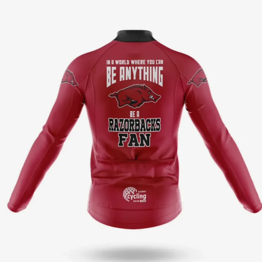 Razorbacks Fan Cycling Kit Full Set Red/Black/White