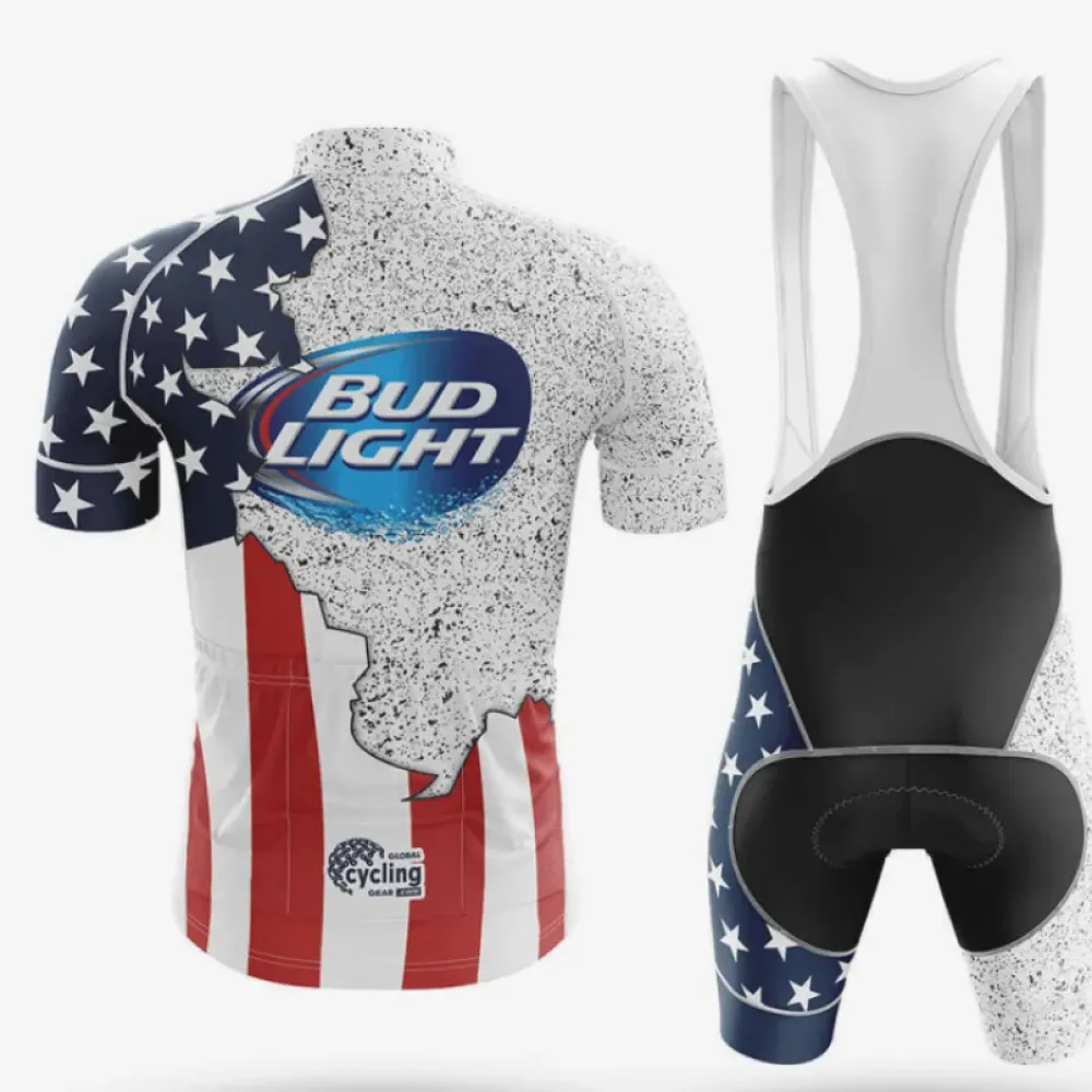 Cycling Bibs American Style Navy/White/Grey