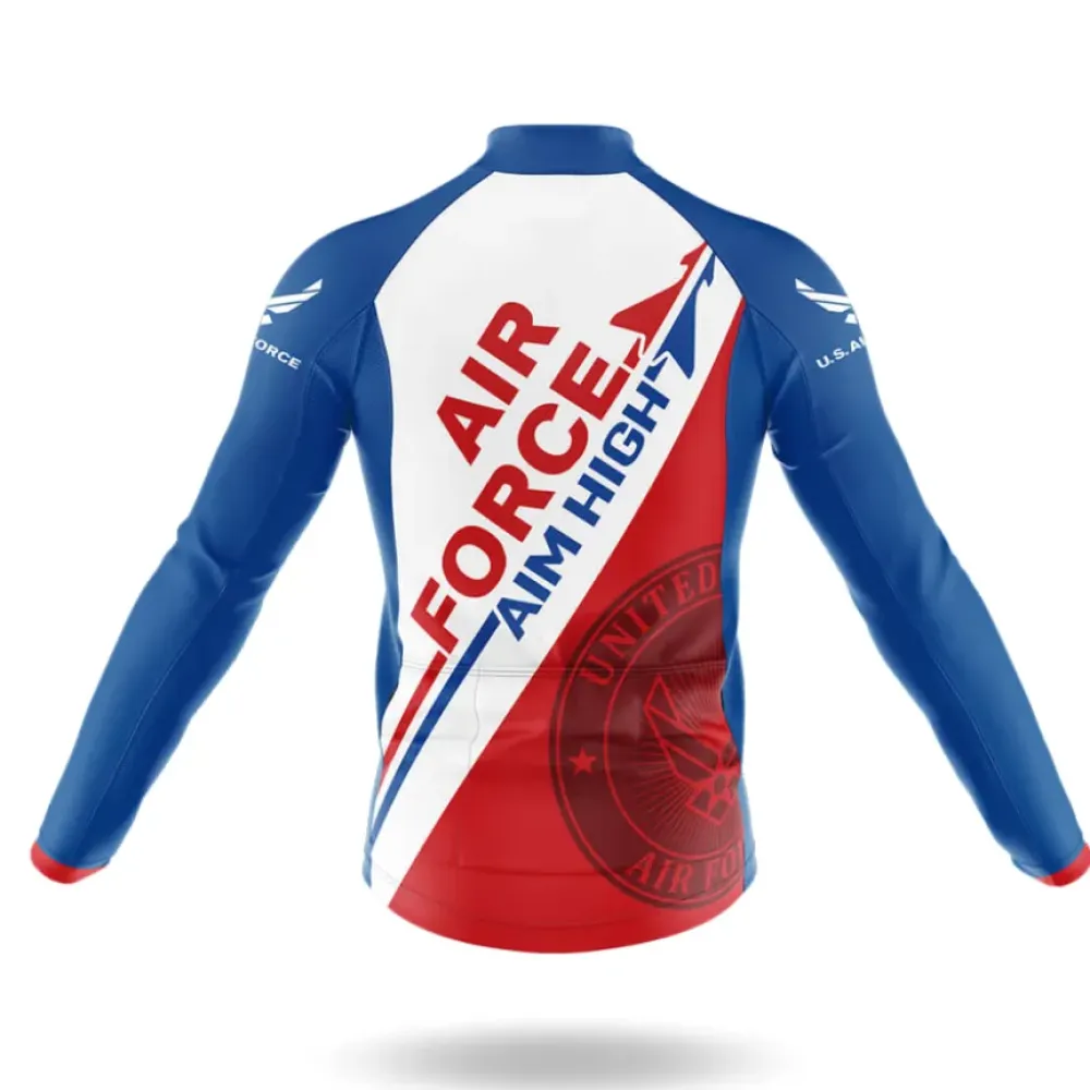 U.S. Air Force Cycling Jersey High Performance Blue/Red/White
