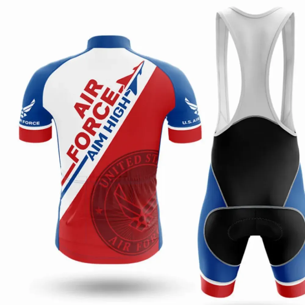 U.S. Air Force Cycling Jersey High Performance Blue/Red/White
