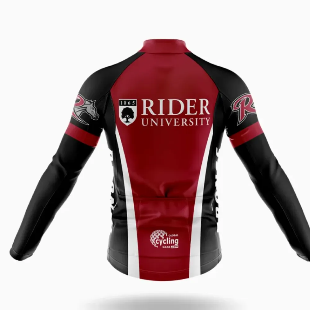 Rider University Cycling Bibs Breathable Black/Red/White