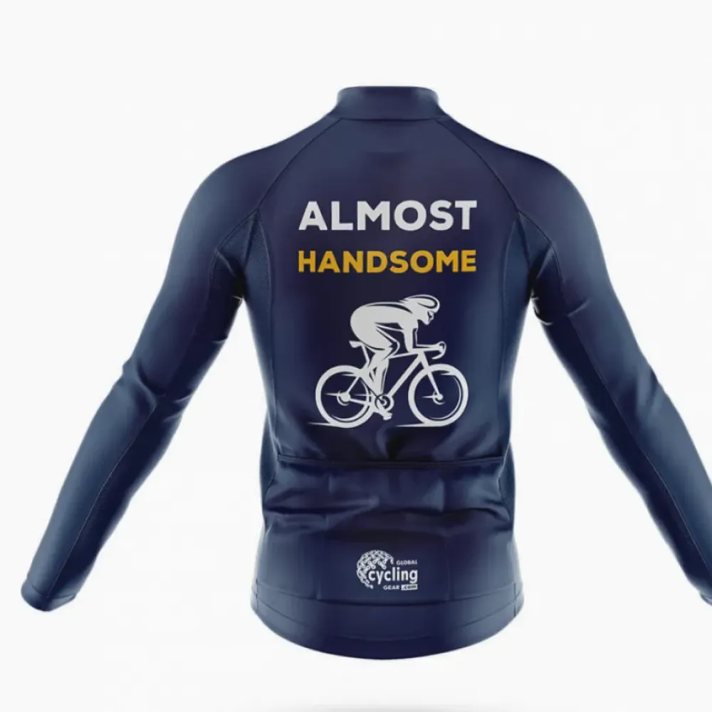 Almost Handsome Cycling Bibs Comfortable Navy/White/Yellow