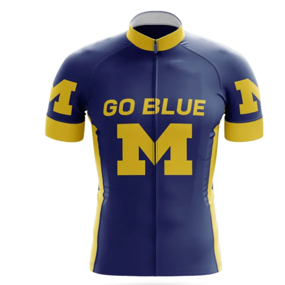 Michigan Go Blue Navy/Yellow/Long Sleeve