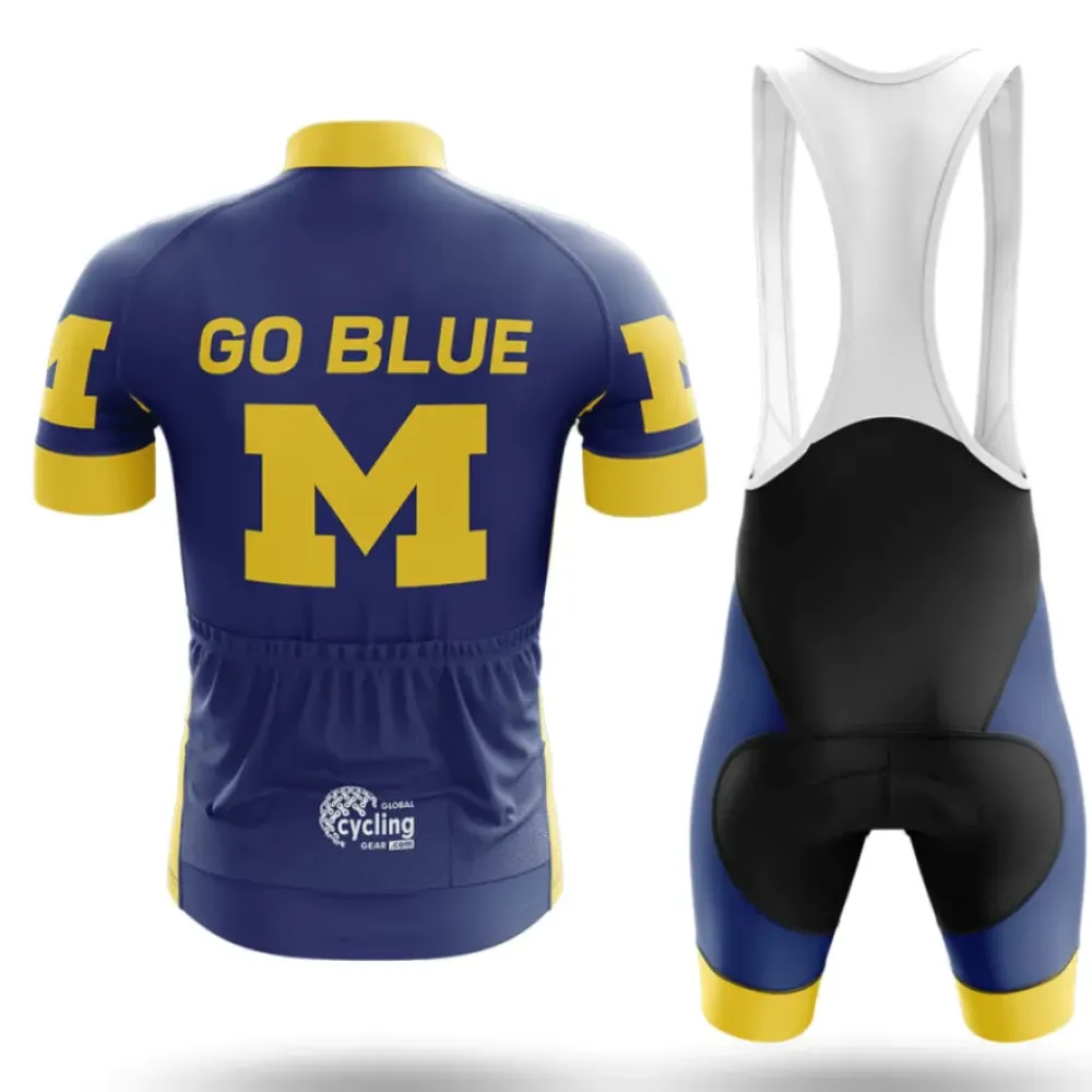 Michigan Go Blue Navy/Yellow/Long Sleeve