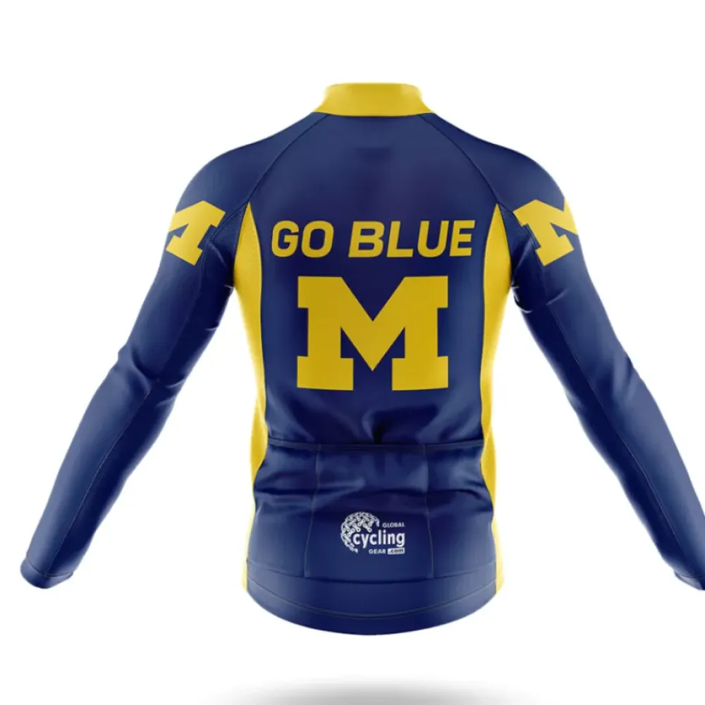 Michigan Go Blue Navy/Yellow/Long Sleeve