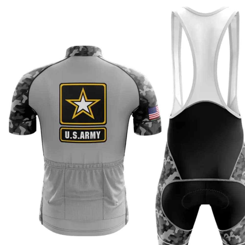U.S. Army Cycling Bibs Camouflage White/Black/Grey