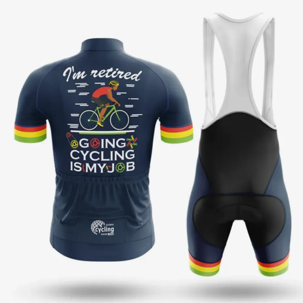 Cycling Kit Retired Navy/Gold/Red