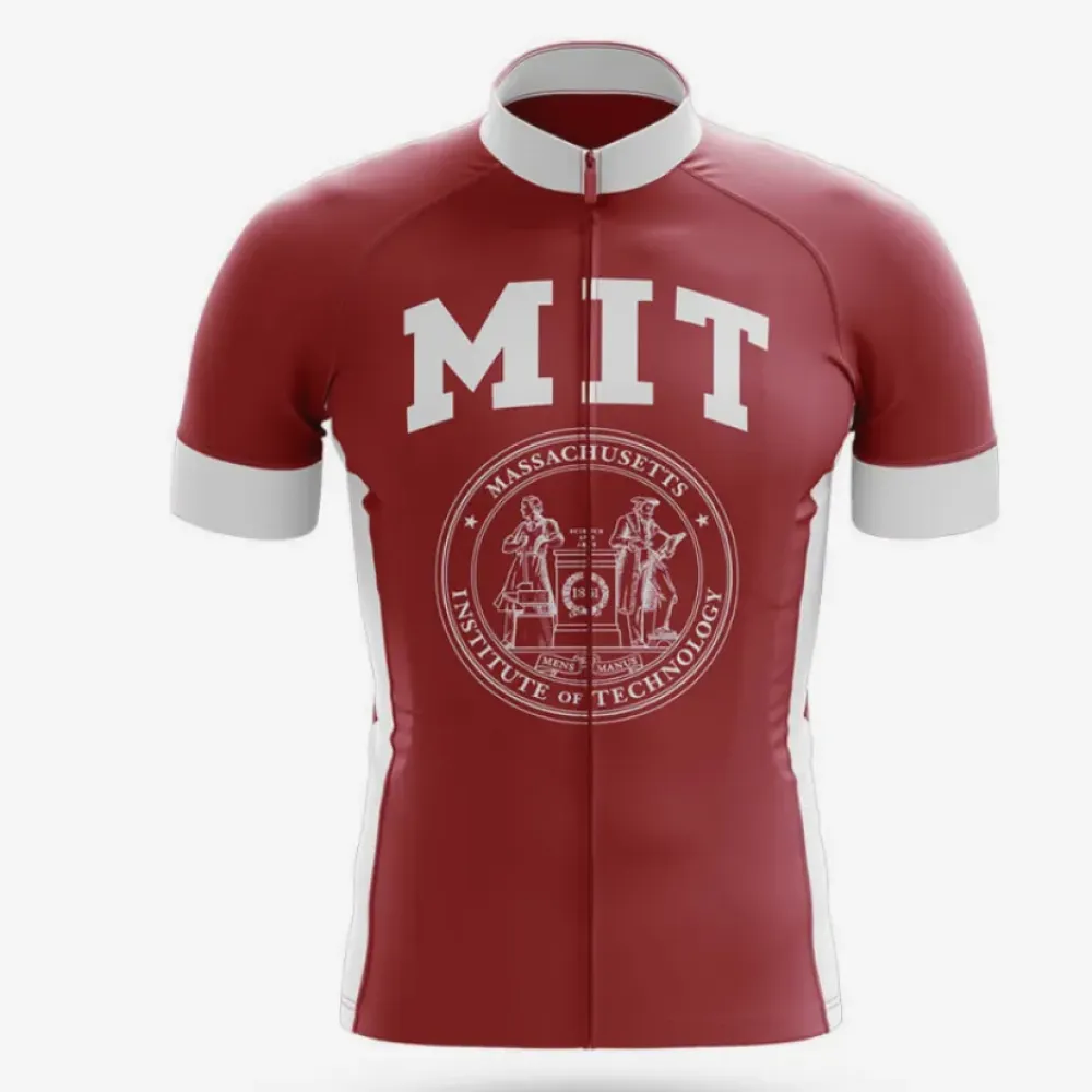 MIT Cycling Jersey Academic Maroon/White/Grey