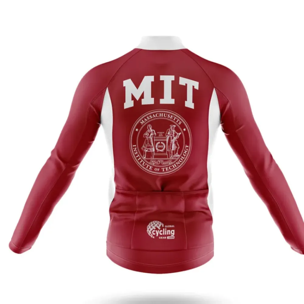 MIT Cycling Jersey Academic Maroon/White/Grey