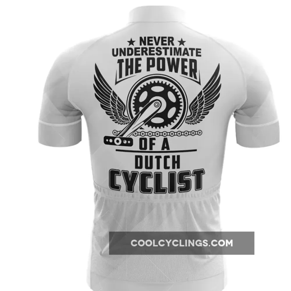 Dutch Cyclist V8 Jersey Power White/Black/Grey