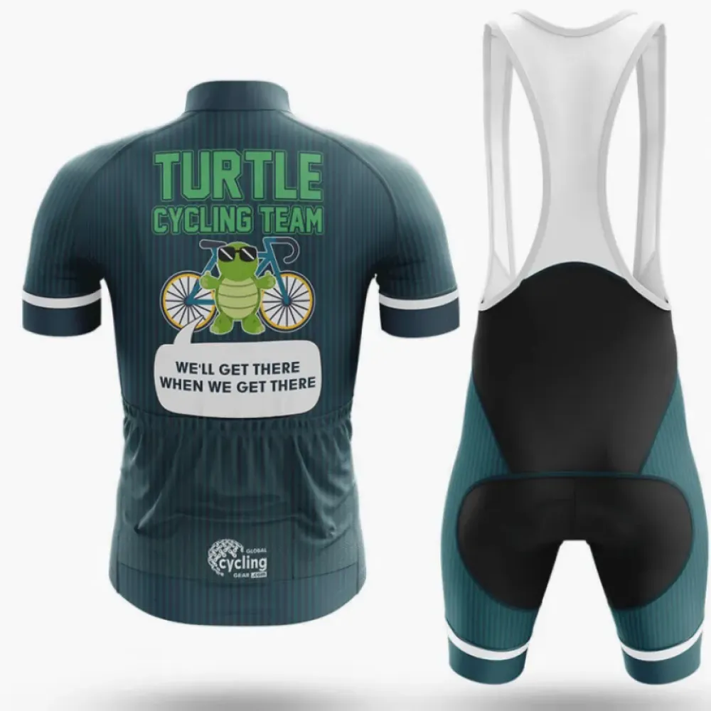 Turtle Cycling Team V6 Cool Navy/Green/White