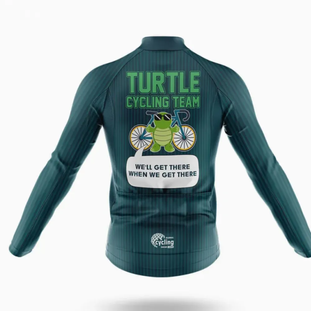 Turtle Cycling Team V6 Cool Navy/Green/White