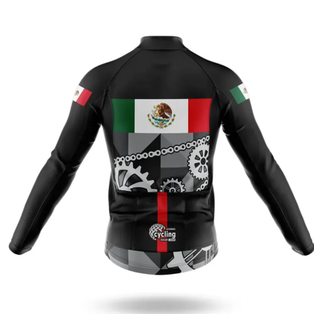Cycling Bibs Mexico Bike Gear Black/White/Grey