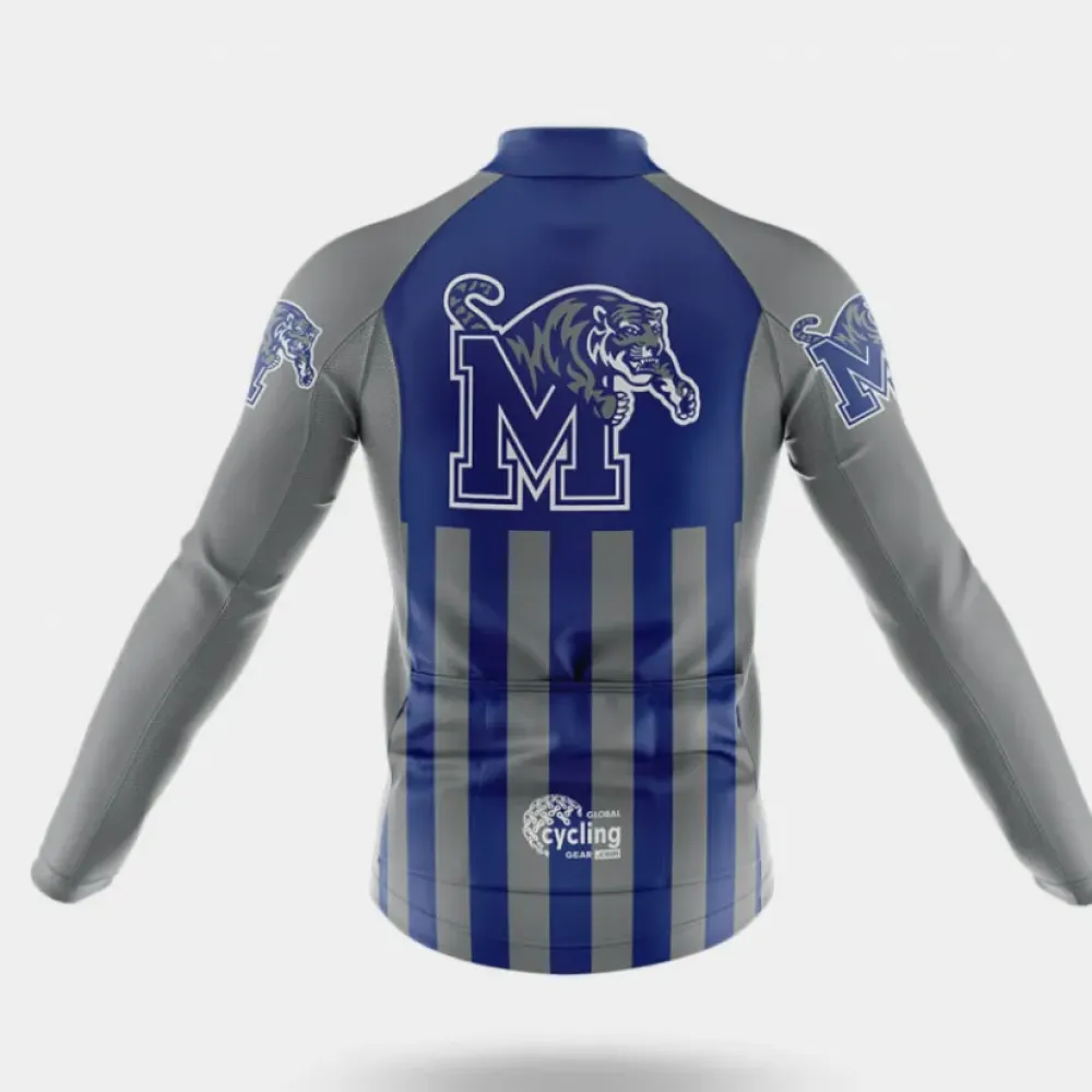 Memphis Cycling Bibs University Gray/Blue/White
