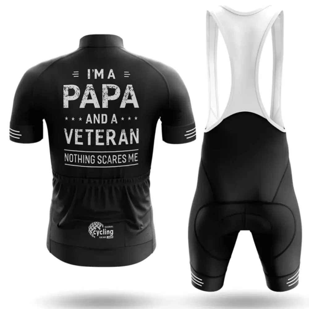 Cycling Bibs Nothing Scares Me White/Black/Grey