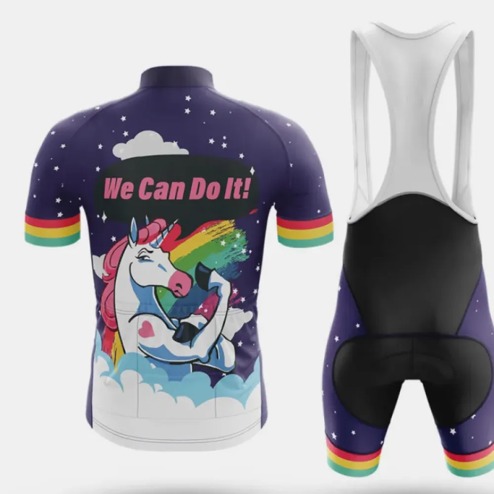 Unicorn Jersey We Can Do It Purple/Green/Red