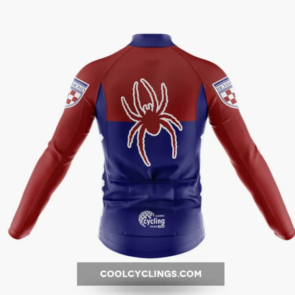 Richmond Long Sleeve Cycling Jersey Spider Navy/Red/White
