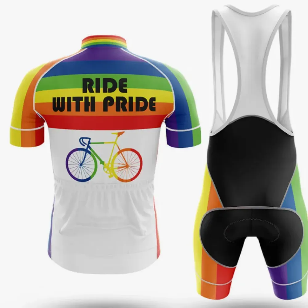Pride Cycling Kit Rainbow Pride/White/Yellow