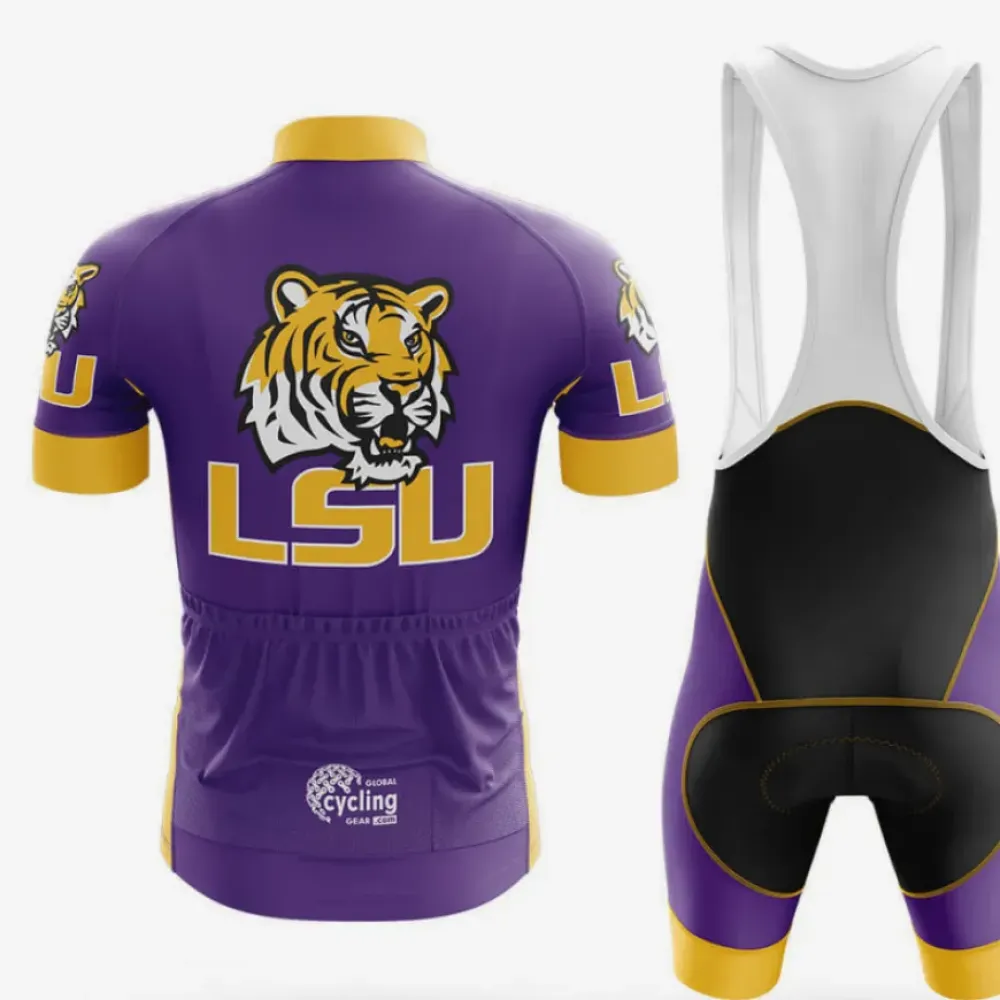 Louisiana State Tigers Cycling Bibs //