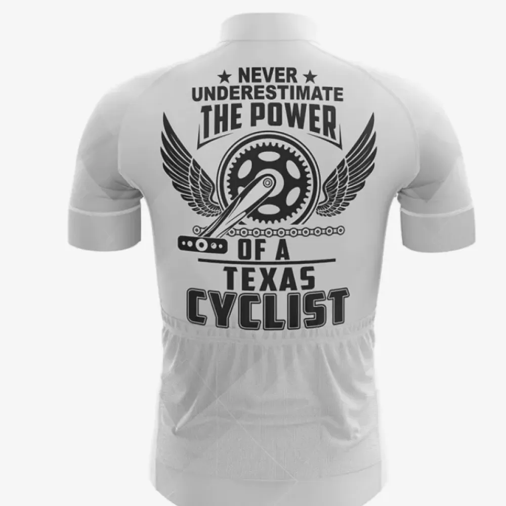 Texas V8 Cycling Kit Full Set White/Black/Grey