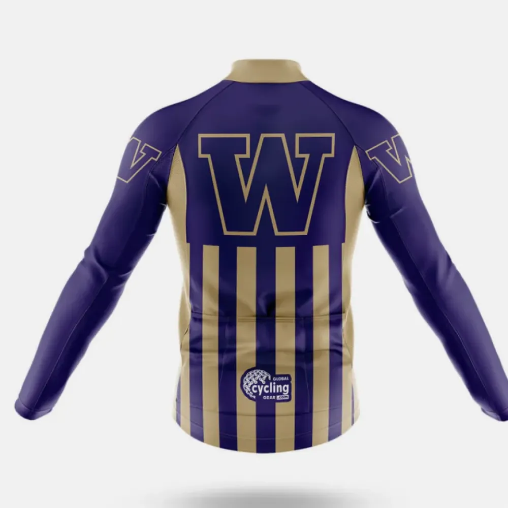Washington Cycling Jersey University Navy/Gold/White