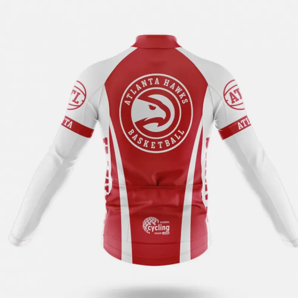 Atlanta Hawks Cycling Kit Full Set Red/White/Black