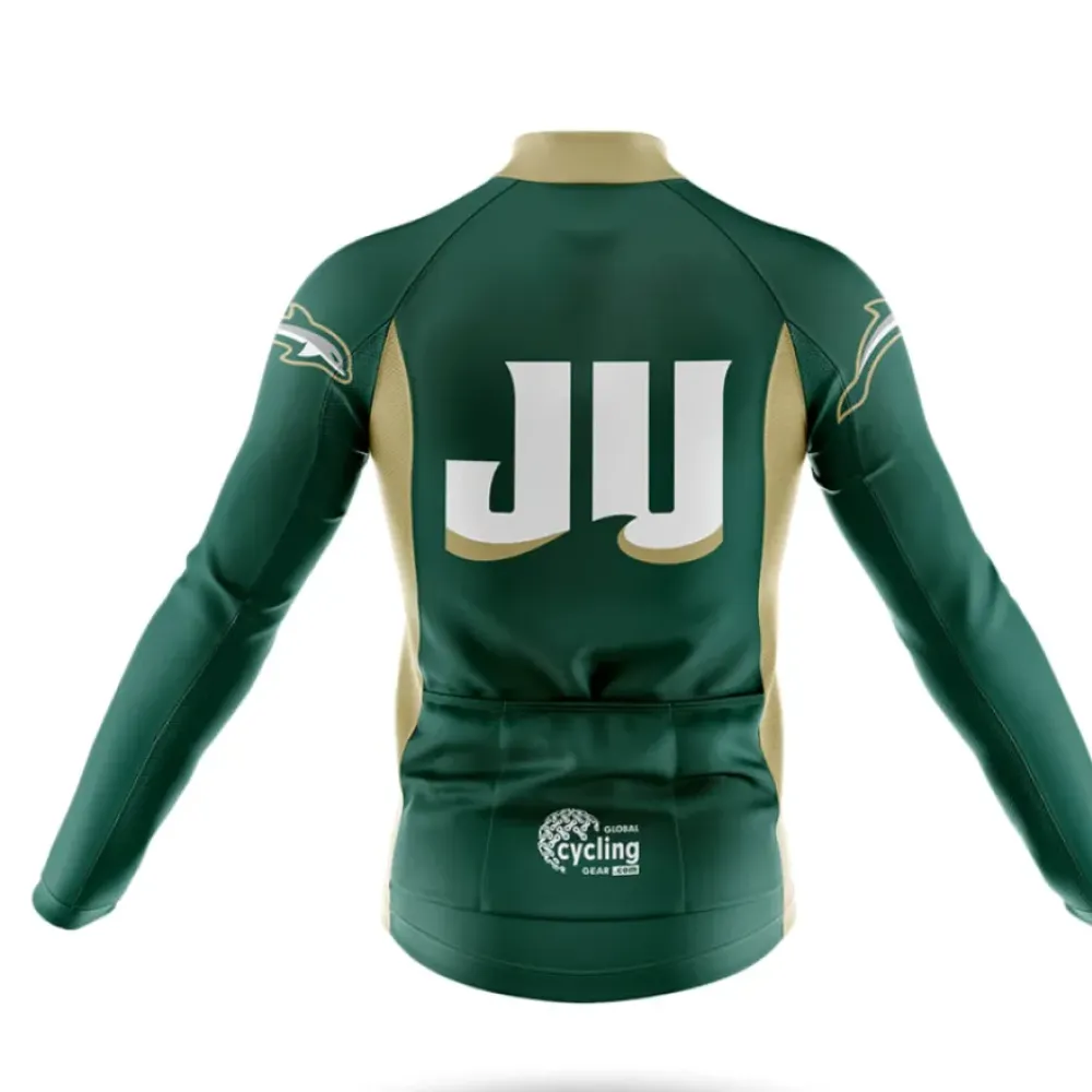 Jacksonville Cycling Bibs Comfortable Green/White/Gold