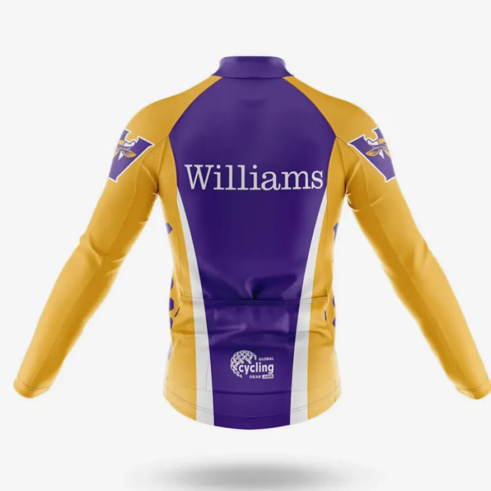 Williams College Cycling Jersey Purple/Gold/White