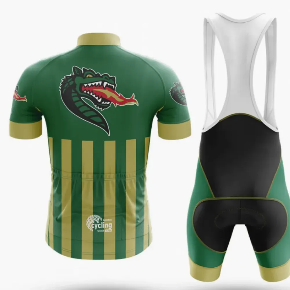 Alabama University Cycling Jersey Dragon Green/Yellow/Black