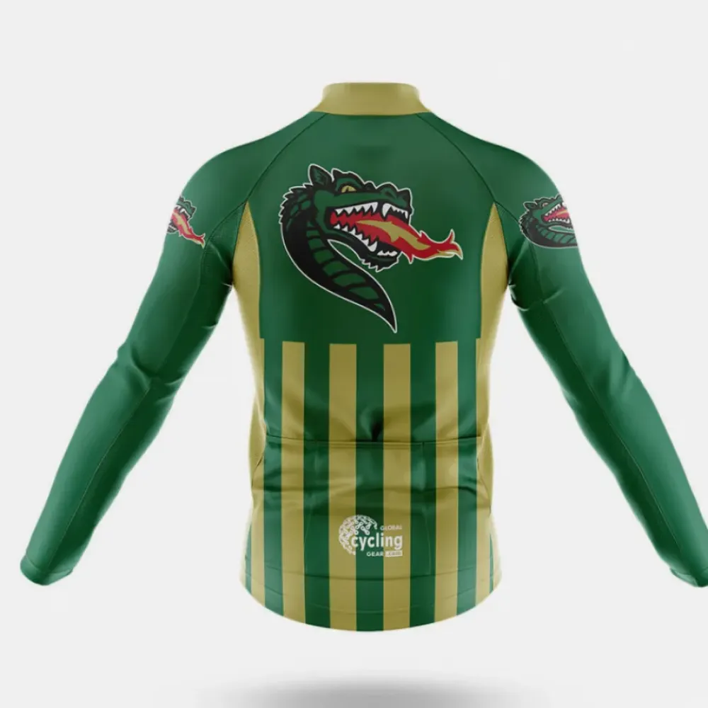 Alabama University Cycling Jersey Dragon Green/Yellow/Black