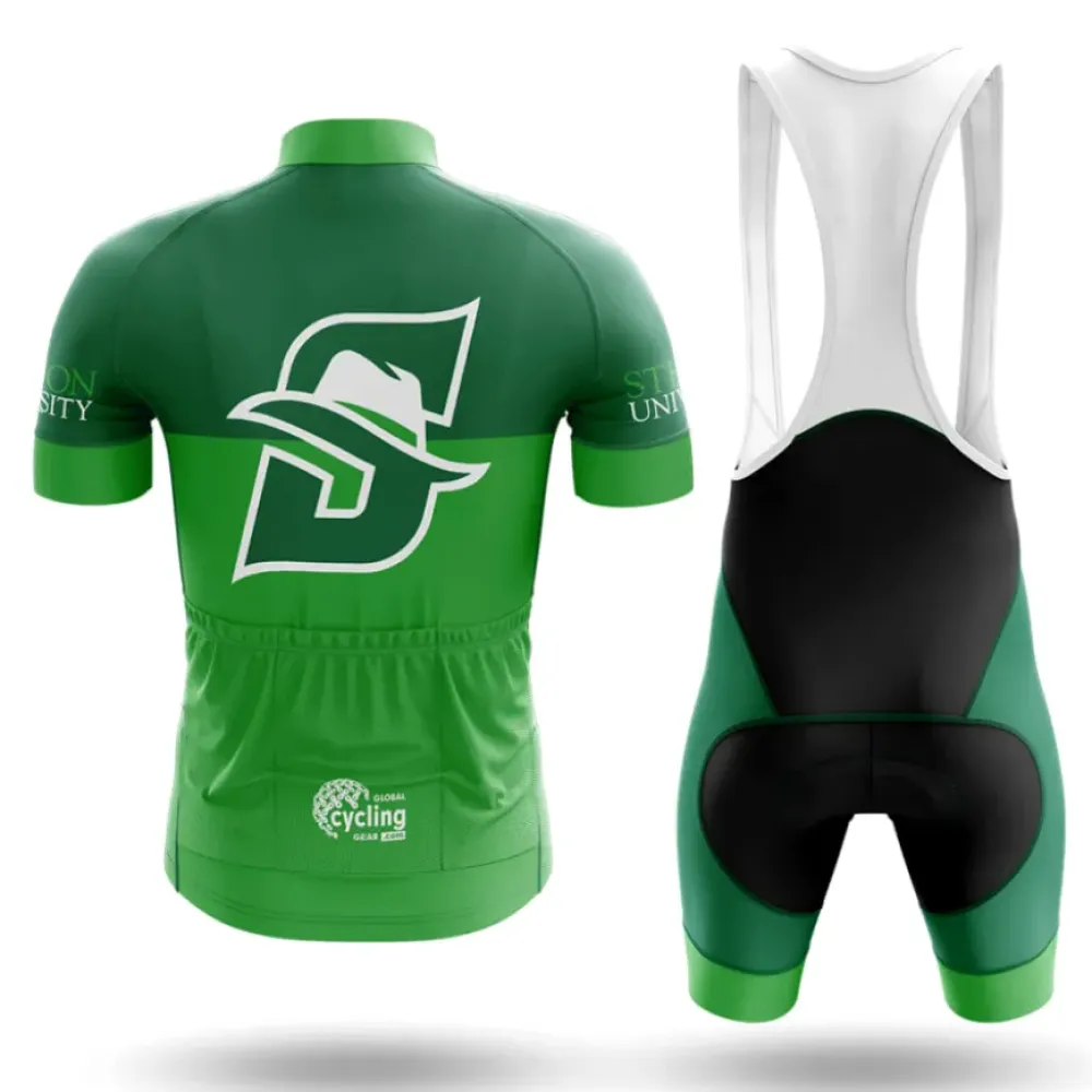 Stetson University Cycling Kit Full Set Ver.2 Green/Black/White