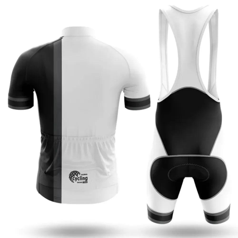 December Cycling Jersey Modern White/Black/Grey