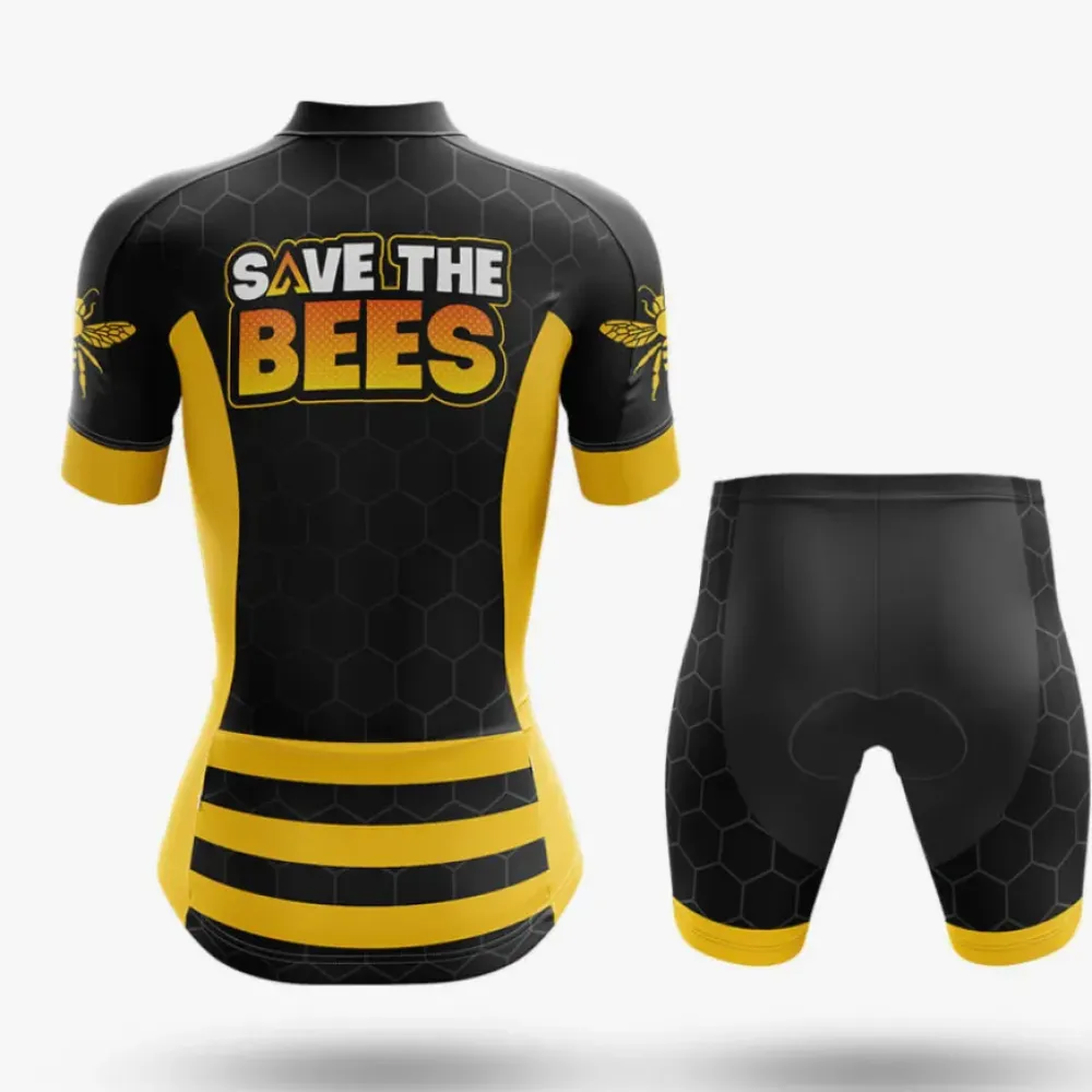 Save The Bees Women Cycling Jersey //