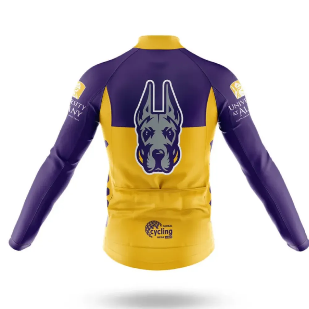 University at Albany Cycling Jersey Ver.2 Wolf Yellow/Purple/Grey