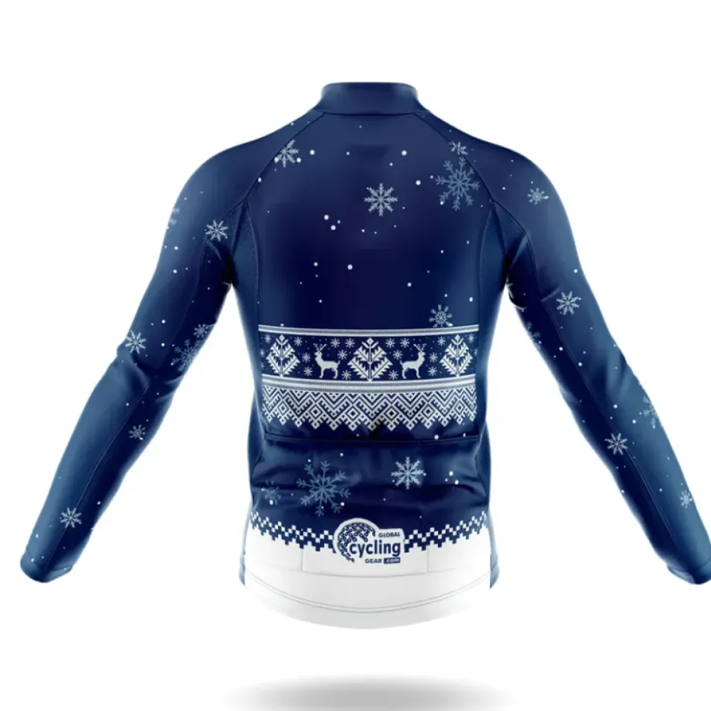 Belgique Xmas Cycling Kit Full Set Blue/White/Navy