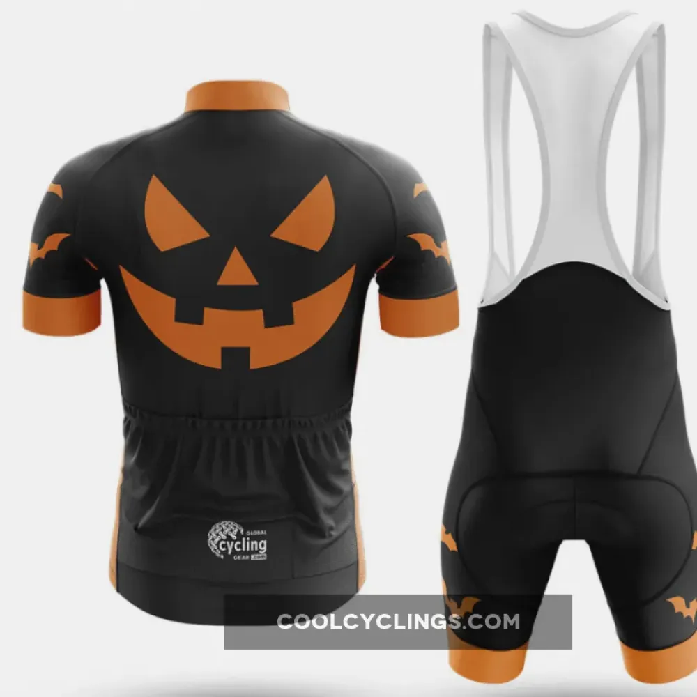Cycling Kit Pumpkin Face Black/Orange/White