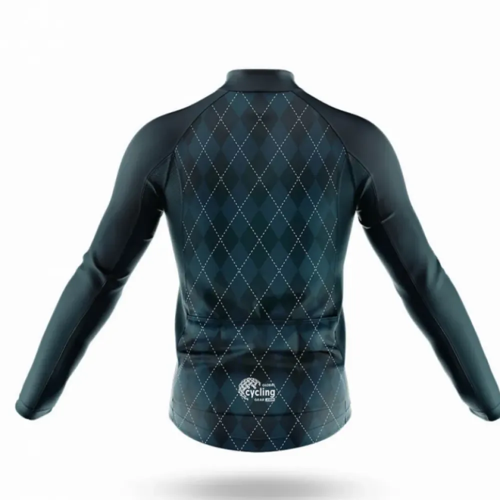 Cycling And Jesus Cycling Kit Full Set Navy/White/Grey