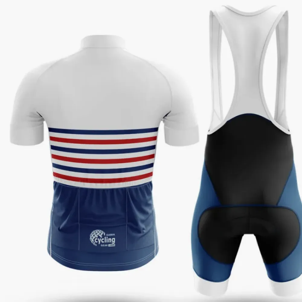 Colorado S27 Long Sleeve Cycling Jersey Navy/White/Red