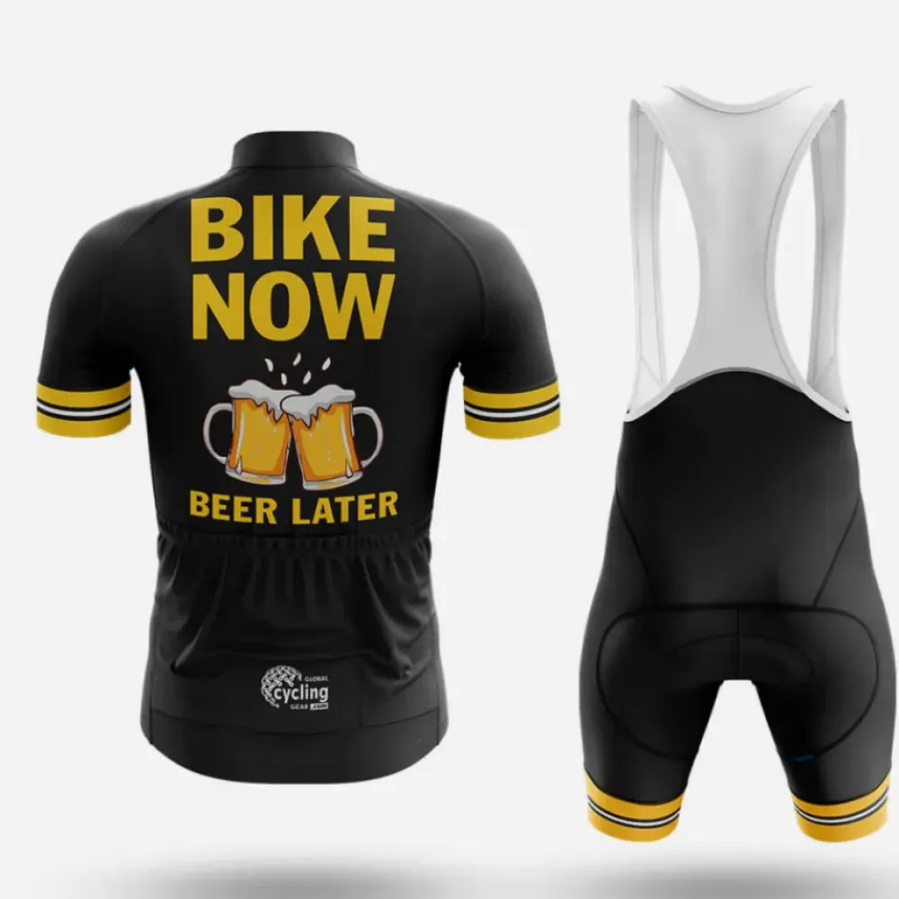 Cycling Kit Bike Now Black/Yellow/Gold
